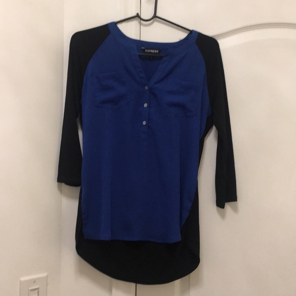 NWOT Express Henley Style Top